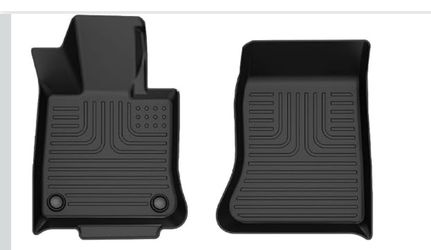 Floor Mats for 2023 2024 2025 2026 Mercedes Benz GLC丨GLC 300丨GLC 350e丨GLC 43 AMG丨(Not for Coupe), All Weather Automotive TPE Set Anti-Slip Waterproof 