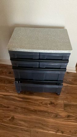 Plastic drawers value 150