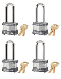 x4 Master Lock Commercial 3DLH COM Lock - With Extra Long Shackle *BRAND NEW*