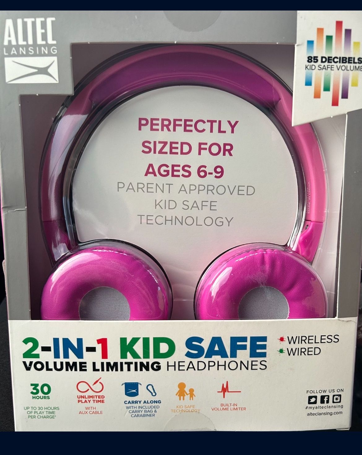 Kids, Bluetooth wireless headphones