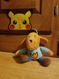 Dog man plush