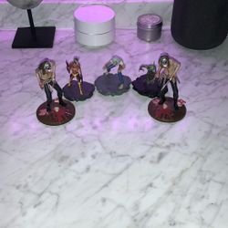 Iron Maiden Mini Eddie Figures  And 2 Cannibal Corpse Figures