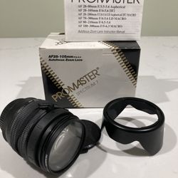 Promaster Spectrum7 28mm-105mm Camera lense For 35mm Cameras (eg Minolta) 
