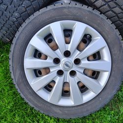 16 In Nissan Rims And Studded Tires 
