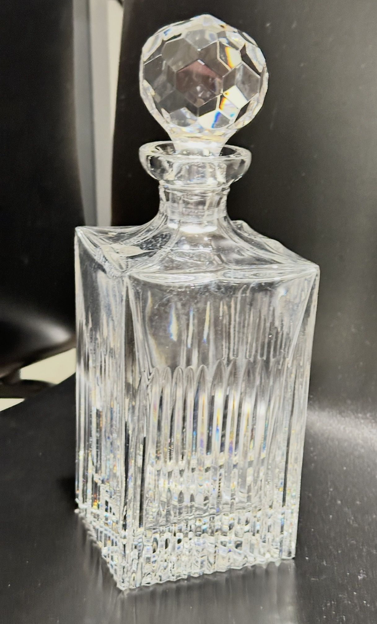 Vintage Crystal Decanter 