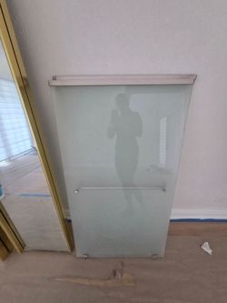 Standard size sliding shower doors