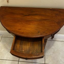 Solid Wood Entry Table 34”Lx17”Wx30”H