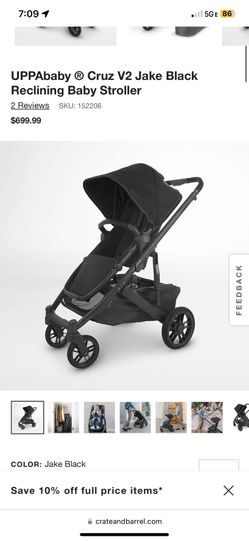 Uppababy Cruz Stroller With Bassinet