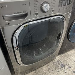 LG Front Load Washer In Stainless Steel Used