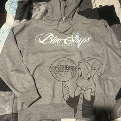 Blue strips hoodie size M