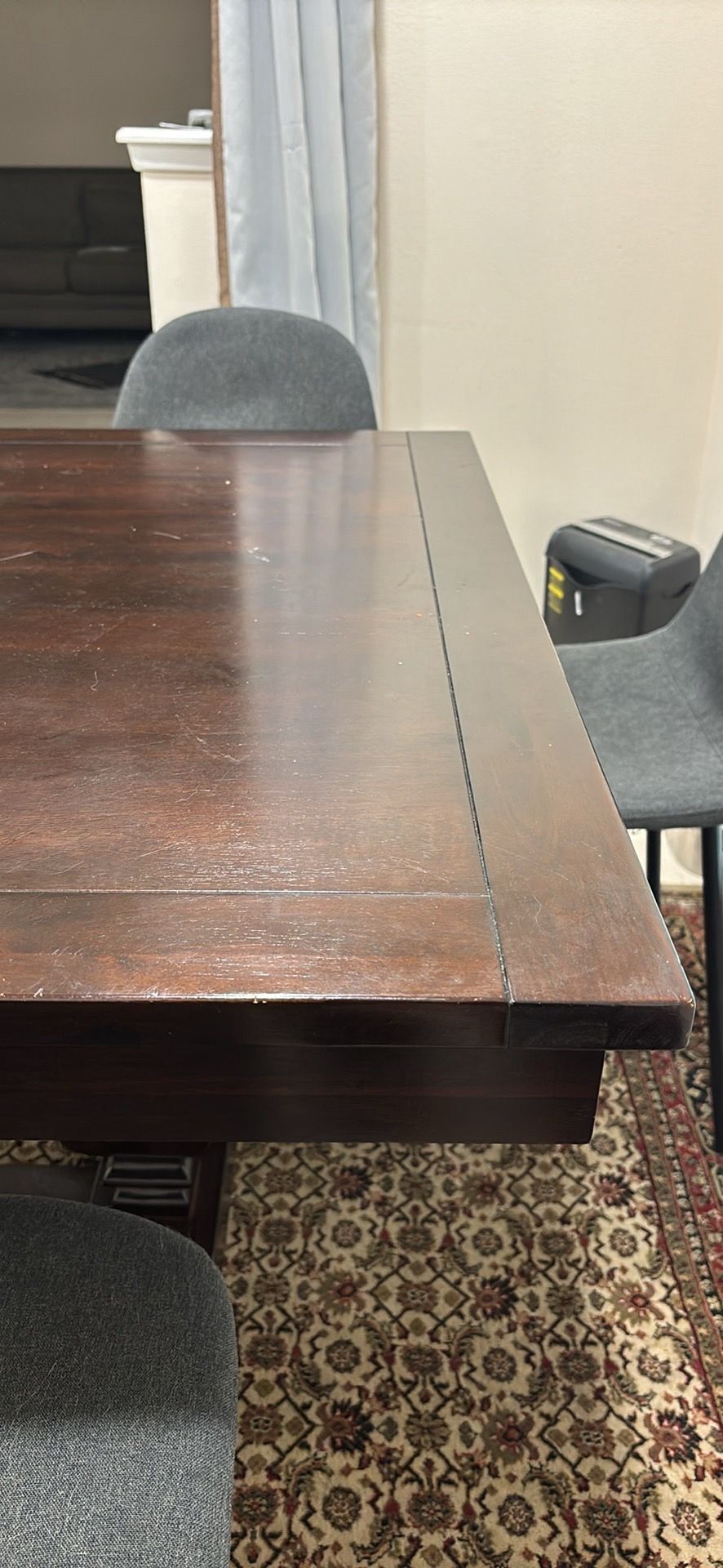 Dining Table with 6 chairs included—MOVE OUT SALE!