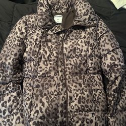Women’s Leopard Puffy Jacket 