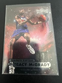 (3)1997-98 Metal Universe Championship Preview Tracy McGrady #36 Rookie RC HOF plus his Fleet an Upper deck Rookies