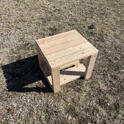 Homemade 2x4 Lumber All purpose side table