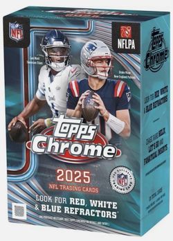 2025 Topps Chrome NFL Value/Blaster box