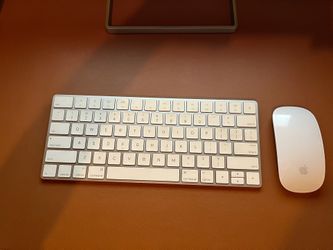 Apple Wireless Magic Keyboard and Magic Bluetooth Mouse