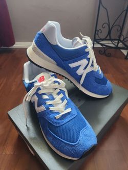 New Balance 574 Blue Sneakers – Men's Size 10.5