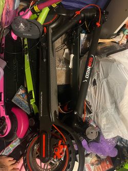 2 electric scooters