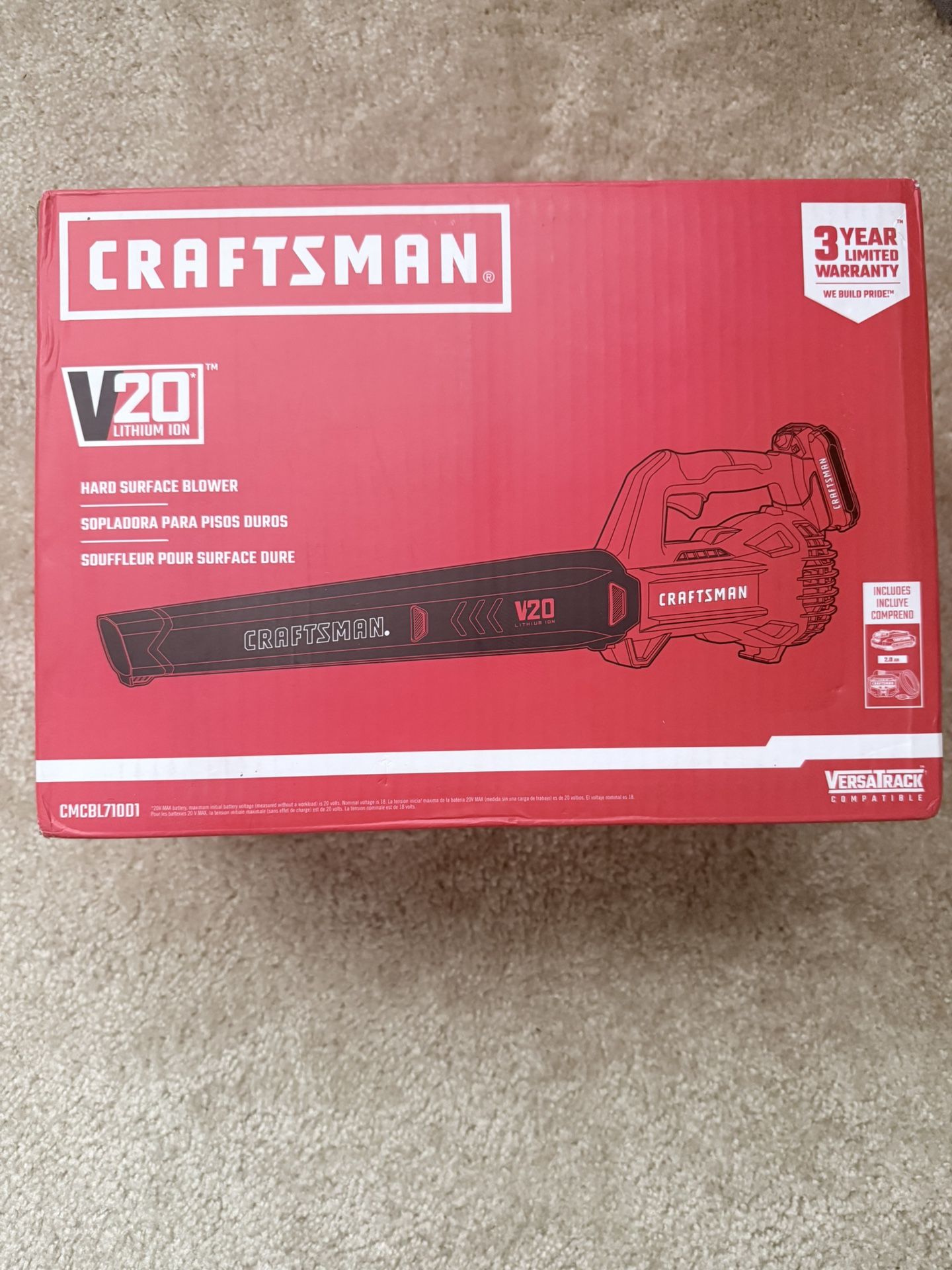 CRAFTSMAN 20V MAX Cordless Leaf Blower