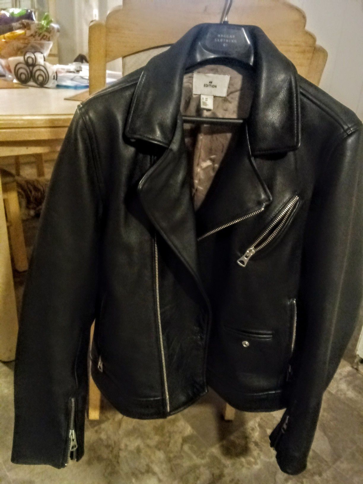 H&M leather biker jacket