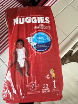 132-Size 1 Huggies Little Snugglers Diapers
