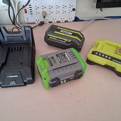 Battery and charger $60 very firm each set