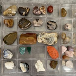 Polished Gemstone & Mineral Collection – 45+ Pieces