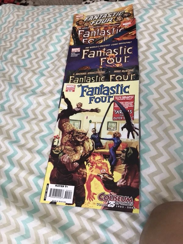Superman, fantastic four, and Forever Evil