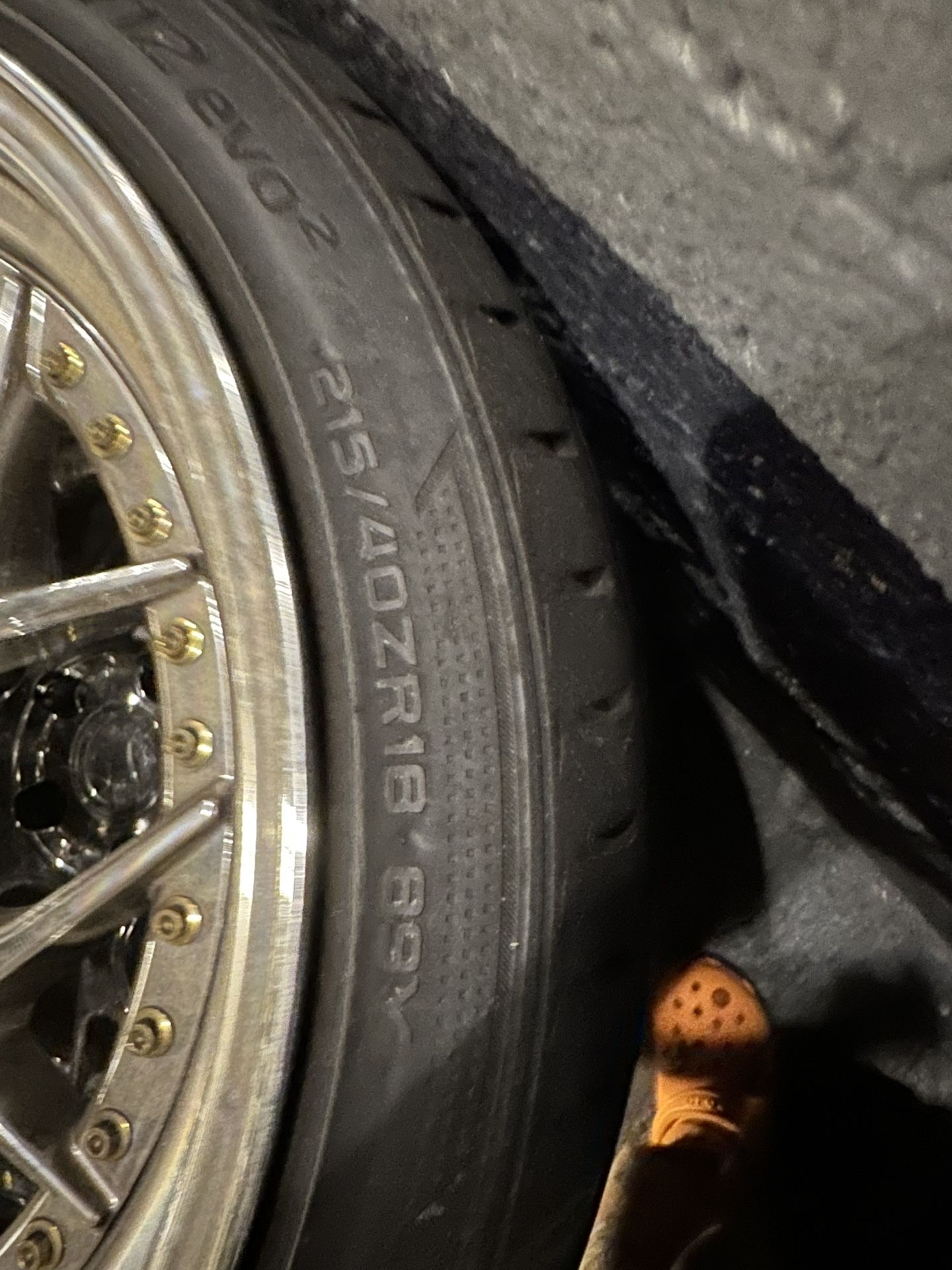 3 Rims With Tires- 215/40ZR18 89Y