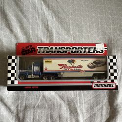 1992 Matchbox Super Star Transporters Raybestos Racing #12 Phil Parsons Peterbilt Semi Truck CY104
