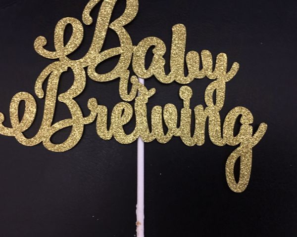 Baby Brewing Cake Topper Baby Shower Unique Theme For Sale In Baby Brewing Cake Topper Baby Shower Unique Theme For Sale In