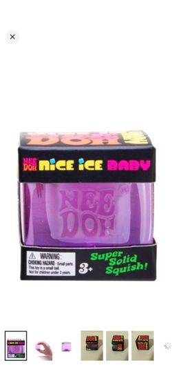 NeeDoh Nice Ice Baby Purple