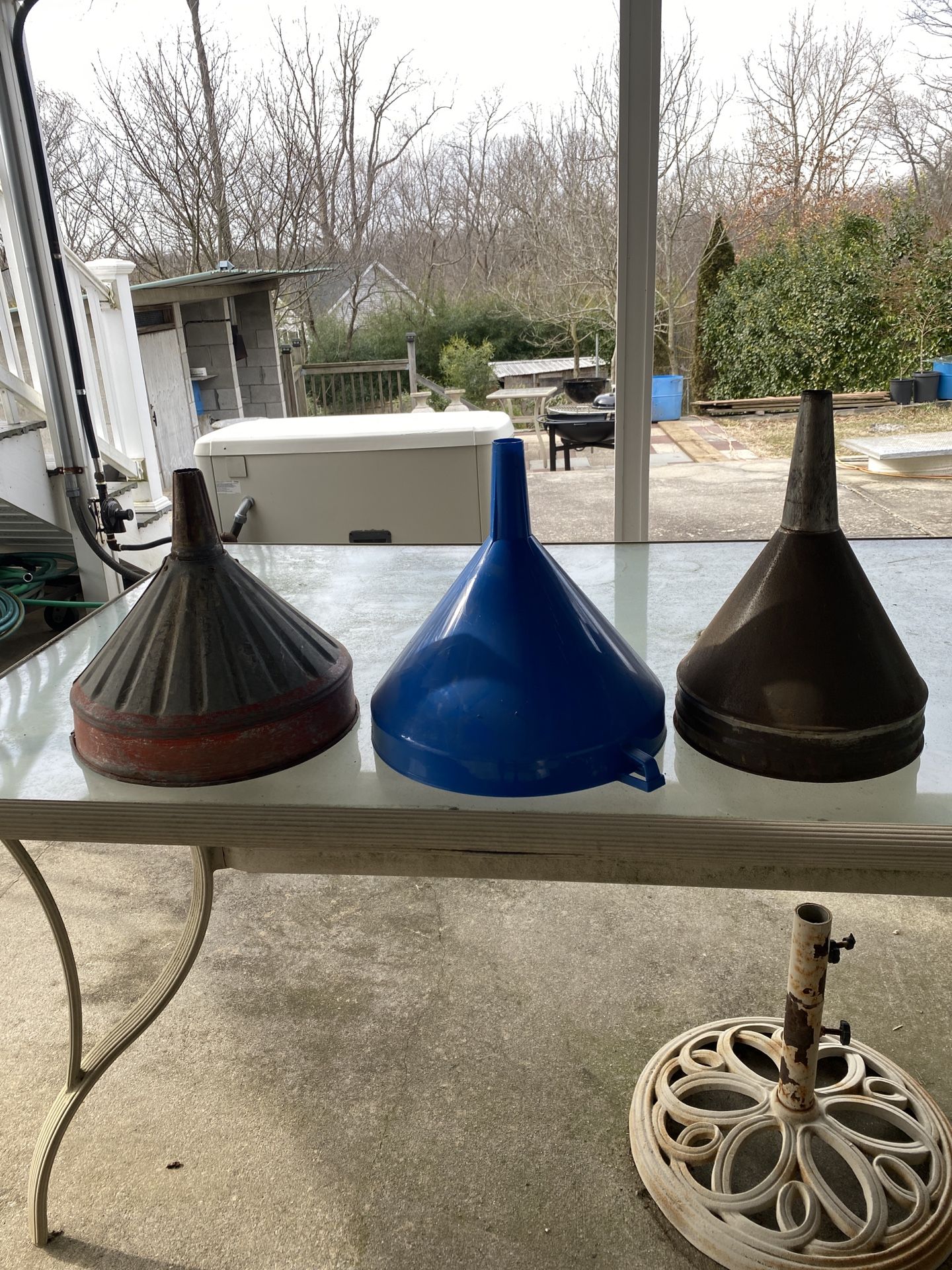 funnels for wine making