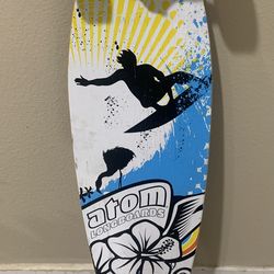Atom 39’ Pin-Tail Longboard Skateboard