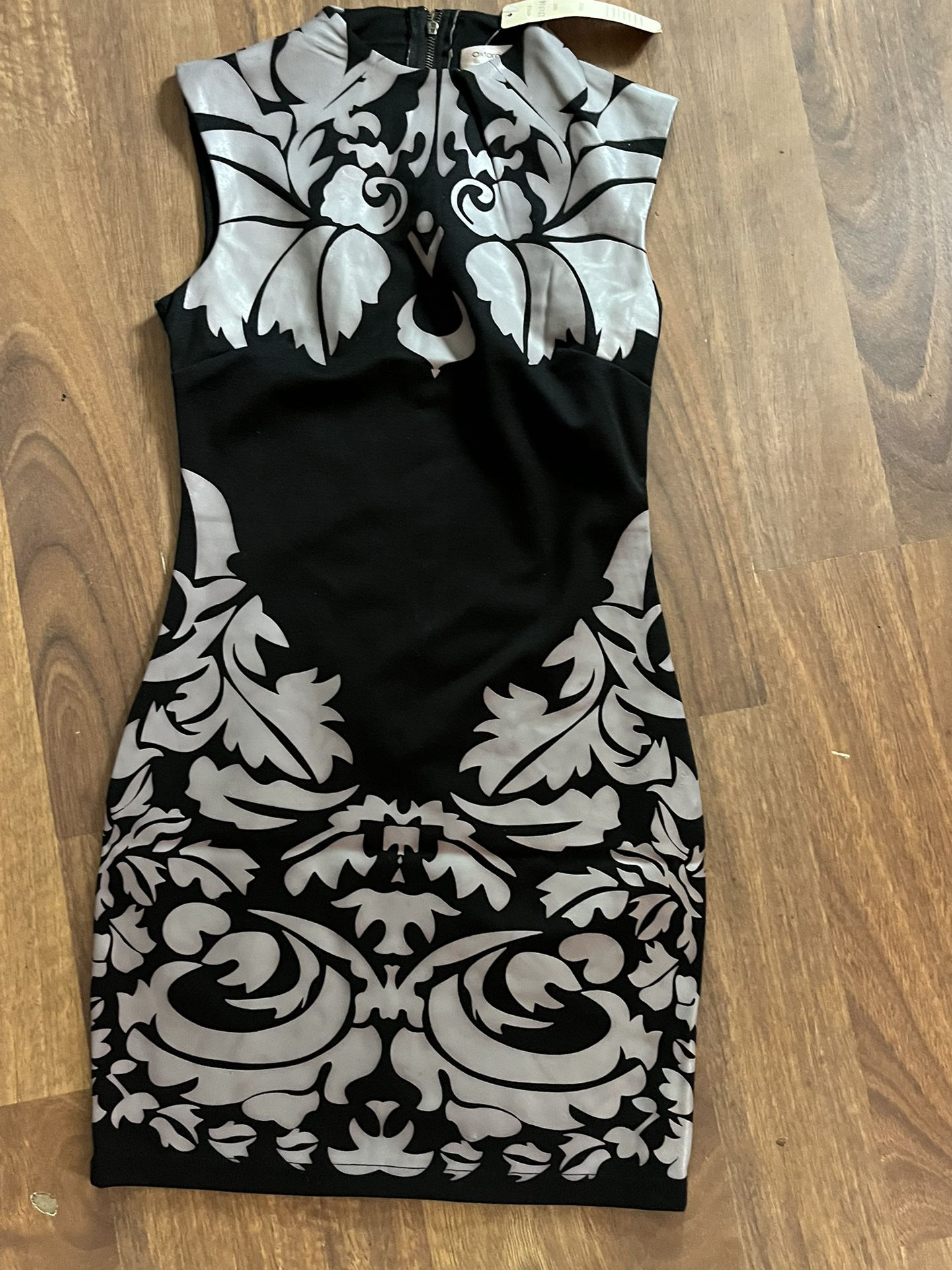 Black Sleeveless Asian Inspired Dress New! Small