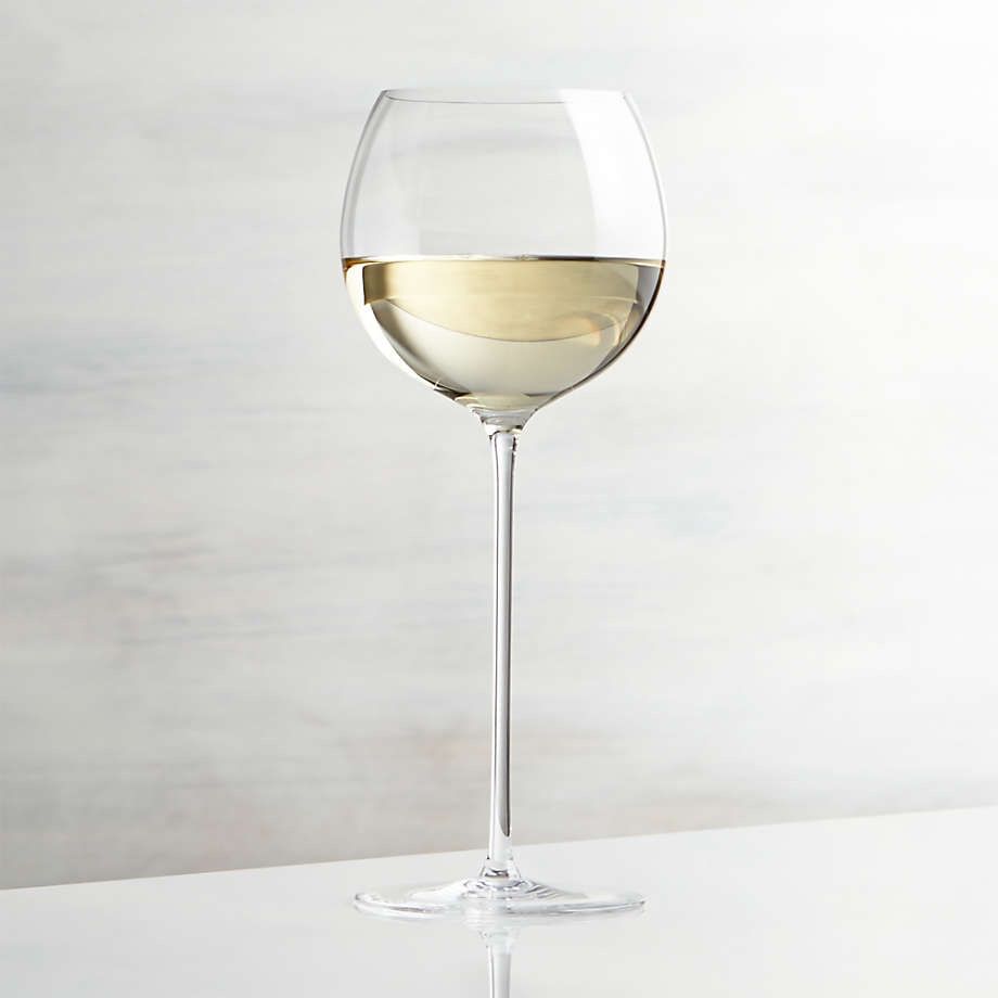 Crate and Barrel Camille 13 Oz. Long Stem White Wine Glass (Set of 6)