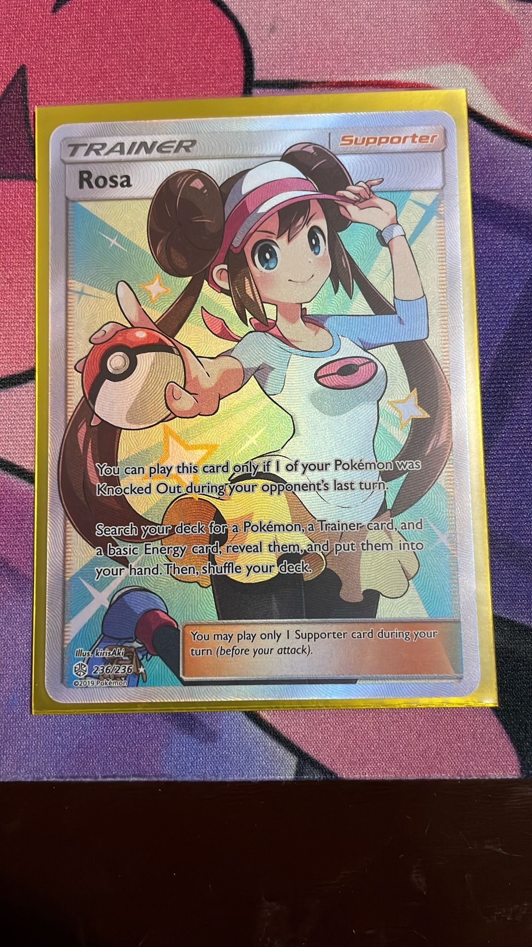 Rosa Trainer Pokemon Card Rosa Trainer Pokemon Card