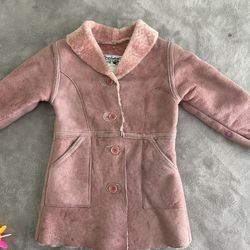 Vecchio Ponte Girls shearling lamb jacket Size 2T