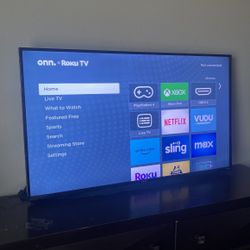 50” Roku TV with Mount
