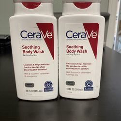 Cerave Soothing Body Wash -2pack New