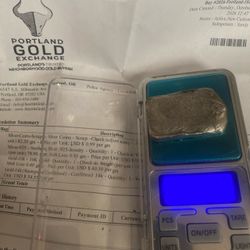 Silver bar - vintage home pour - 82.3 grams - Portland precious metals xray report