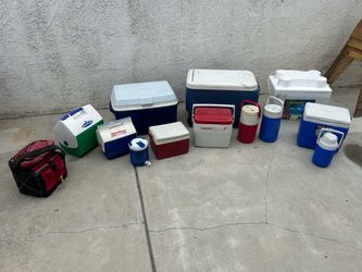 Mixed Lot of Coolers and Drink Jugs