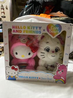 Hello Kitty x Care Bears Cheer Bear Plush Set
