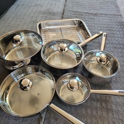 New Stainless Steel Cookware Set 