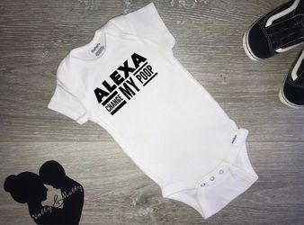 Baby Onesie Alexa Change My Poop 💩