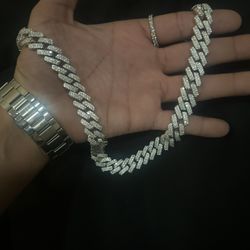 20’’ 2 Row 13mm Cuban Chain