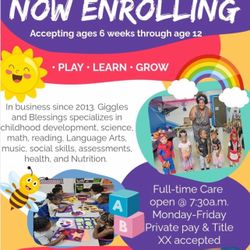 Now Enrolling!!!