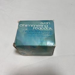 Avon Shimmering Peacock Clearfire Transparent Fragrance Candle from 1(contact info removed) 
