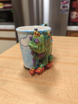 Lizard coffee cup