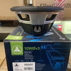 JL Audio 10W0v3-4 W0v3 Series 10" 4-ohm subwoofer
